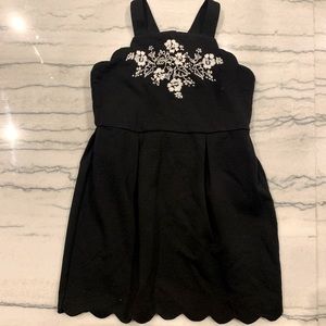 Scalloped Sleeveless Toddler Dress